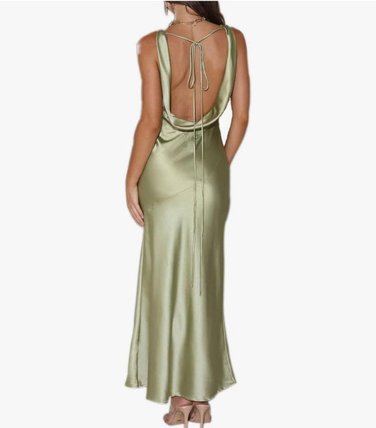 Amara Satin Dress