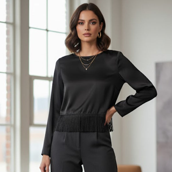 Cupcakes and cashmere Black Top