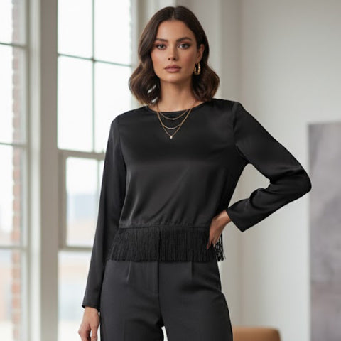 Cupcakes and cashmere Black Top