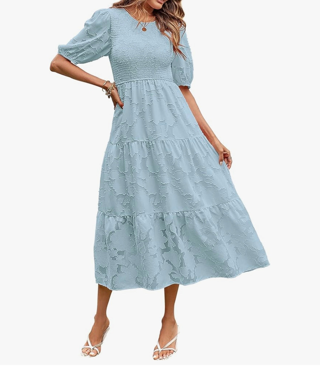 Amelia Floral Chiffon Maxi Dress