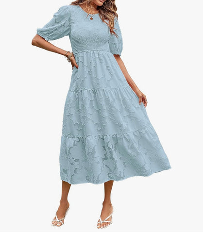 Amelia Floral Chiffon Maxi Dress