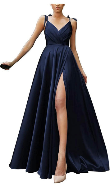 Corset Navy Blue Dress Elegant