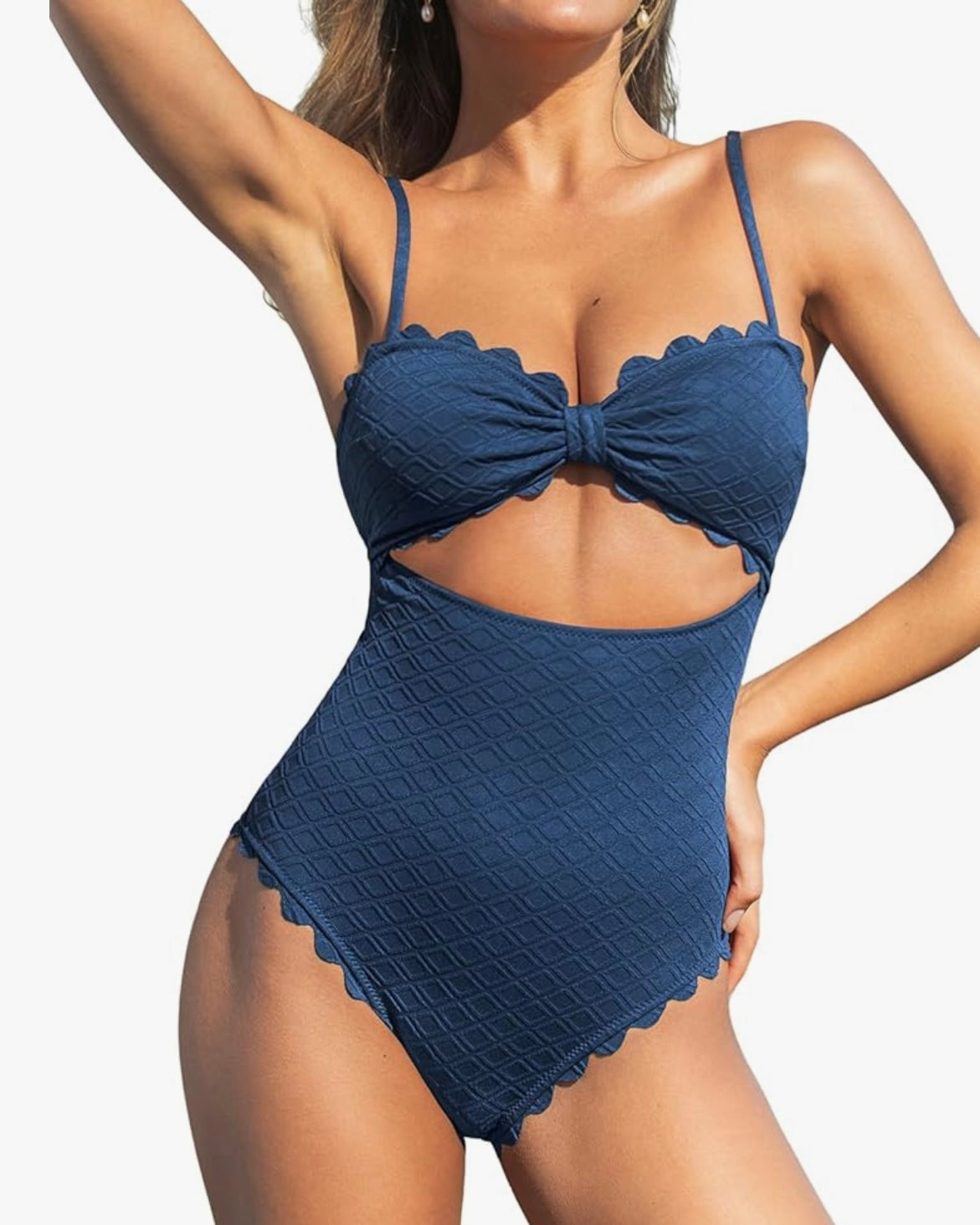 Midnight Waves One Piece- swimwear