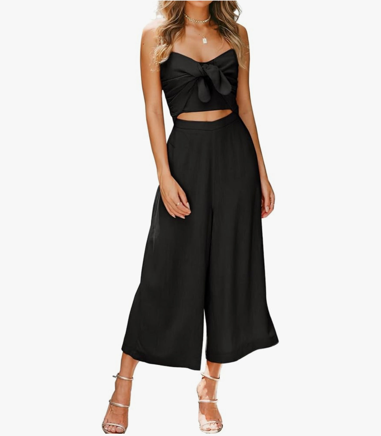 🖤 Gia Black Jumpsuit