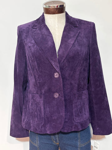 STUDIO WORKS BlackBerry Suede blazer