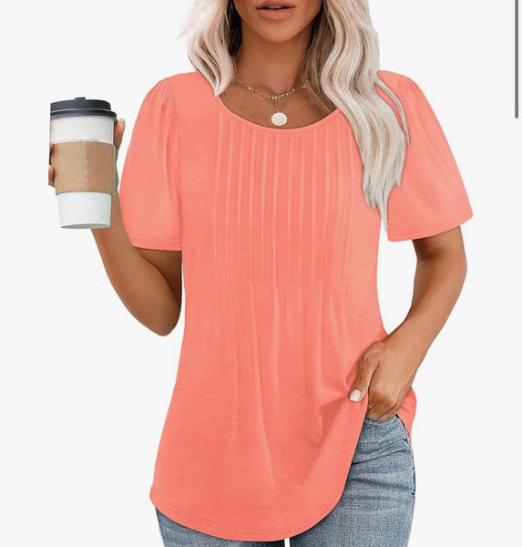 Claire Pleated Summer Top