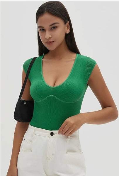 Lina Ribbed Bodysuit