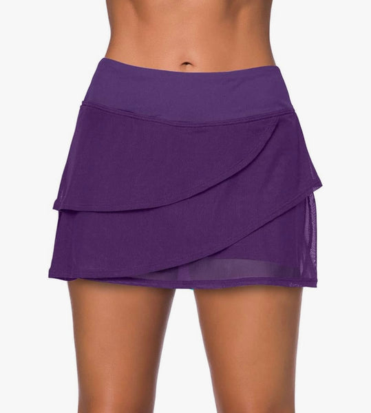 Aubrey Ruffle Swim Skirt