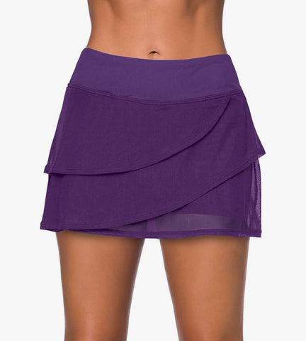 Aubrey Ruffle Swim Skirt