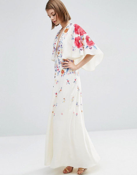 Asos embroireded dress