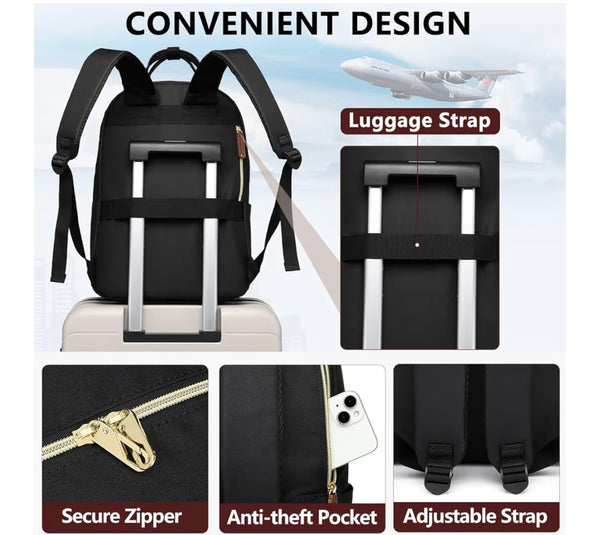 Large Capacity Women’s Laptop Backpack – BAGSWAN