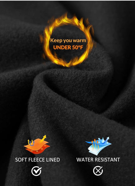 Women's Fleece Lined Leggings Thermal Warm Winter Tights High Waisted Yoga Pants Cold Weather