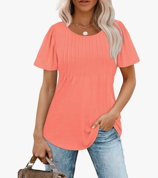 Claire Pleated Summer Top