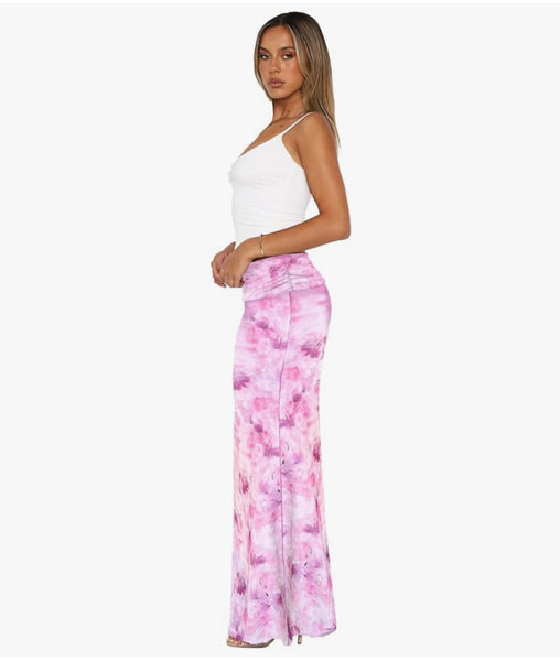 Maya Bodycon Maxi Skirt – Purple Haze