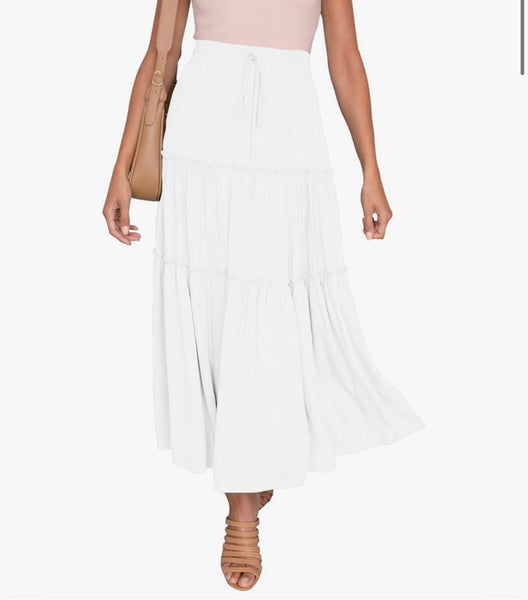 Soleil Boho Maxi Skirt