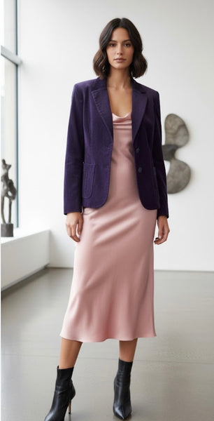 STUDIO WORKS BlackBerry Suede blazer