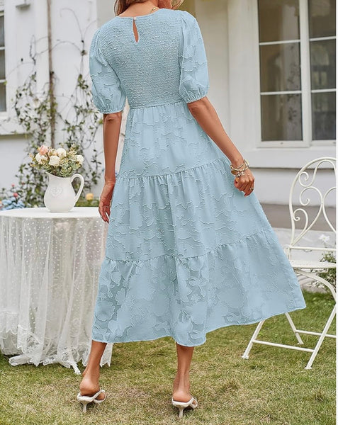 Amelia Floral Chiffon Maxi Dress