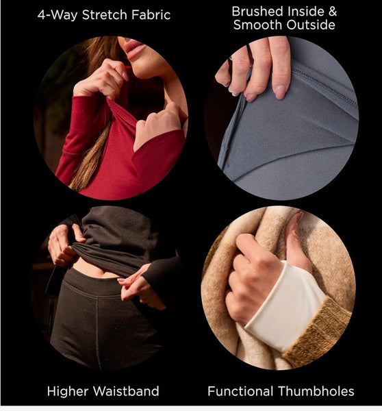 heavyweight 2-piece thermal set