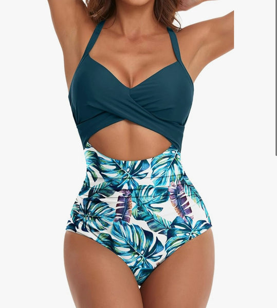 Sierra Criss Cross One-Piece- swimwear