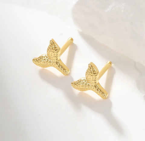 Mermaid Tail Ear Studs