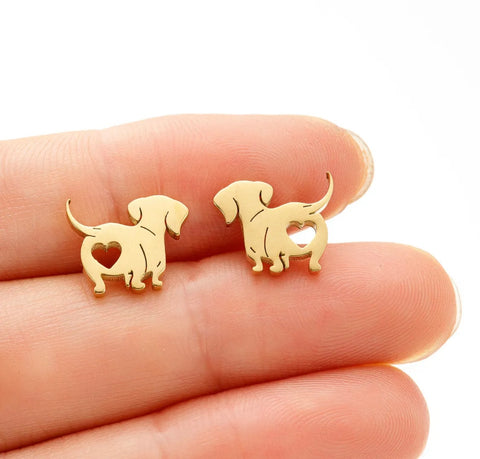 Love Doggie Ear Studs